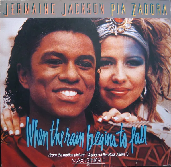 Capa de Jermaine Jackson & Pia Zadora — When The Rain Begins To Fall