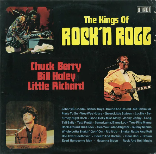 Capa de Chuck Berry, Bill Haley, Little Richard — The Kings Of Rock'n Roll