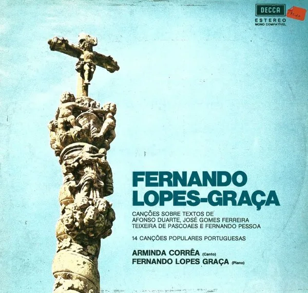 Capa de Fernando Lopes-Graça — 14 Canções Populares Portuguesas