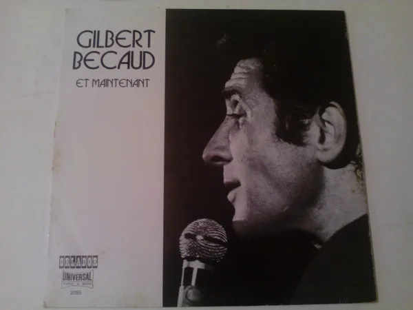 Capa de Gilbert Bécaud — Et Maintenant