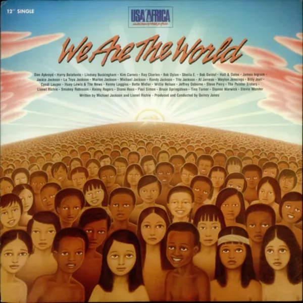 Capa de USA For Africa — We Are The World
