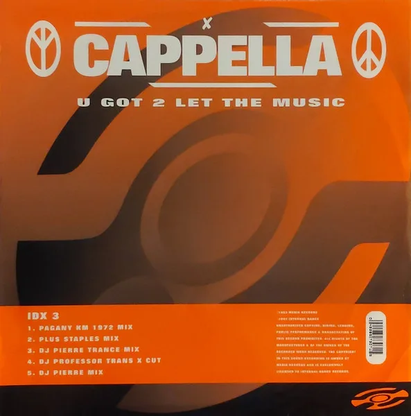 Capa de Cappella — U Got 2 Let The Music
