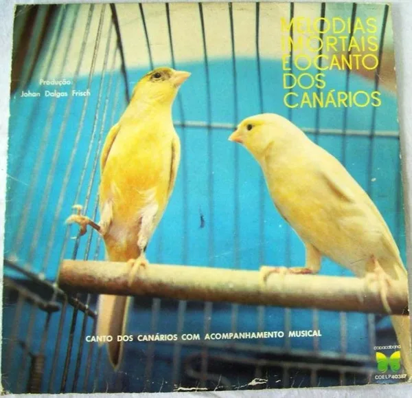 Capa de Johan Dalgas Frisch — Melodias Imortais e o Canto dos Canários