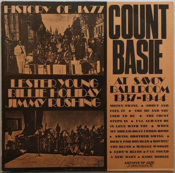 Capa de Count Basie — At Savoy Ballroom 1937-1944