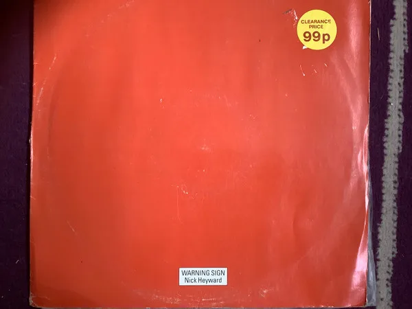 Capa de Nick Heyward — Warning Sign