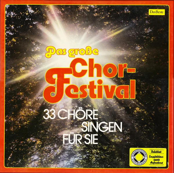 Capa de Various — Das Große Chor-Festival