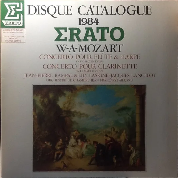 Capa de Jean-Pierre Rampal, Lily Laskine, Jacques Lancelot — Disque catalogue 1984