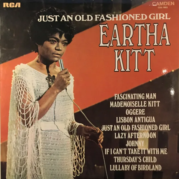 Capa de Eartha Kitt With Henri René And His Orchestra — Just An Old Fashioned Girl