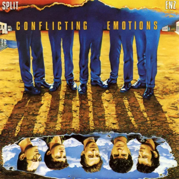 Capa de Split Enz — Conflicting Emotions