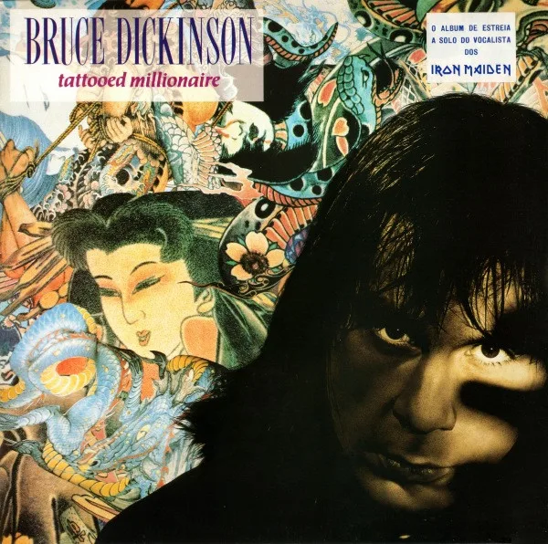 Capa de Bruce Dickinson — Tattooed Millionaire