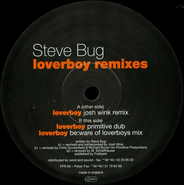Capa de Steve Bug — Loverboy (Remixes)