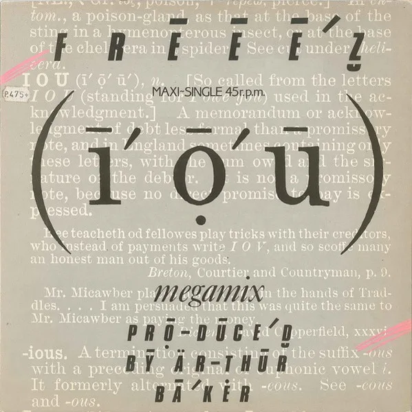 Capa de Freeez — I.O.U. (Megamix)
