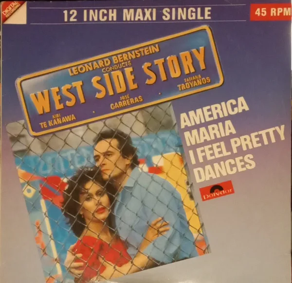 Capa de Leonard Bernstein — West Side Story