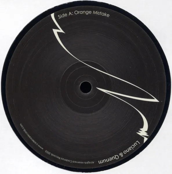 Capa de Luciano & Quenum — Orange Mistake / Funky Dandy