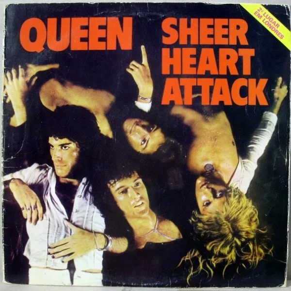 Capa de Queen — Sheer Heart Attack