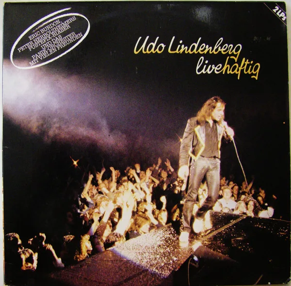 Capa de Udo Lindenberg — Livehaftig