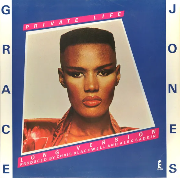 Capa de Grace Jones — Private Life (Long Version) / She's Lost Control (Long Version)