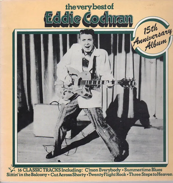 Capa de Eddie Cochran — The Very Best Of Eddie Cochran