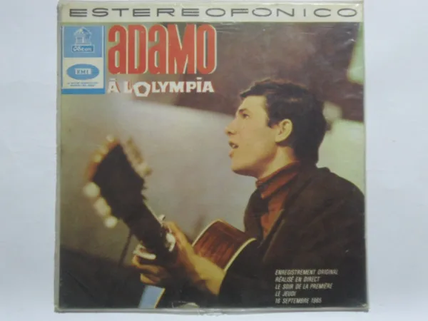 Capa de Adamo — Adamo À L'Olympia