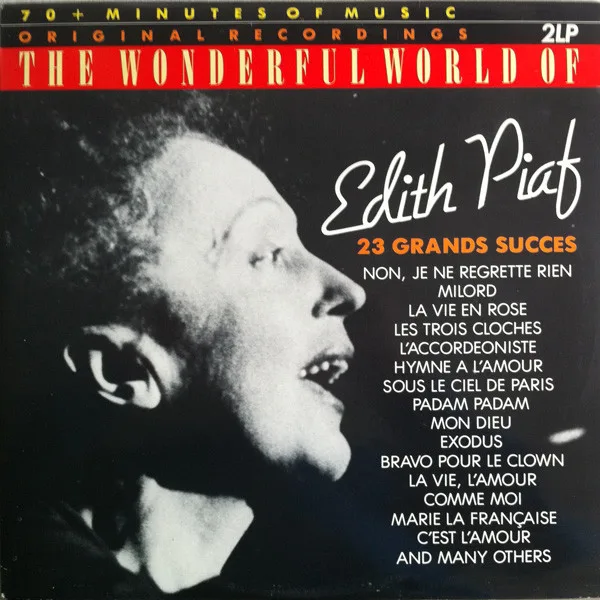 Capa de Edith Piaf — The Wonderful World Of Edith Piaf