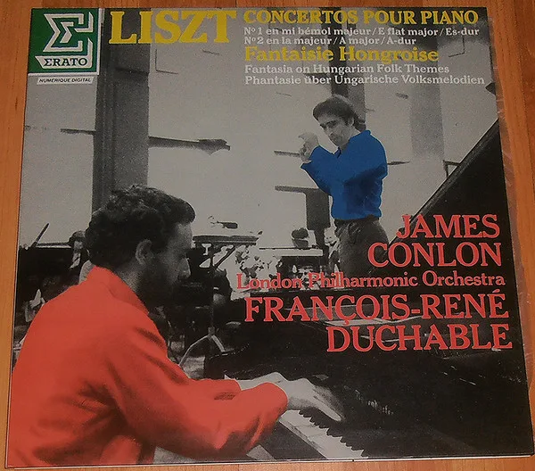 Capa de Franz Liszt, James Conlon, François-René Duchâble — Concertos Pour Piano / Fantasi Hongroise