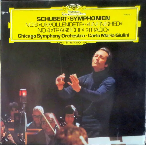 Capa de Schubert* — Chicago Symphony Orchestra* • Carlo Maria Giulini