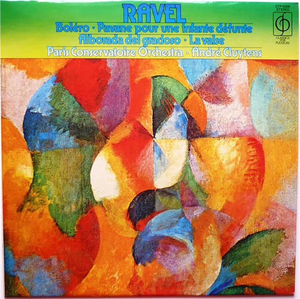 Capa de Ravel*, Paris Conservatoire Orchestra* — André Cluytens