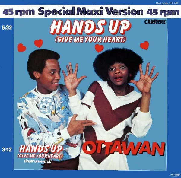 Capa de Ottawan — Hands Up (Give Me Your Heart) (Special Maxi Version)