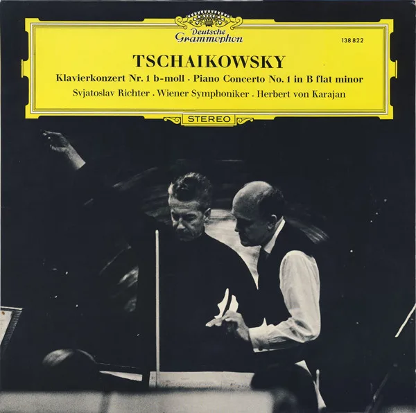 Capa de Tschaikowsky* — Svjatoslav Richter* · Herbert von Karajan · Wiener Symphoniker