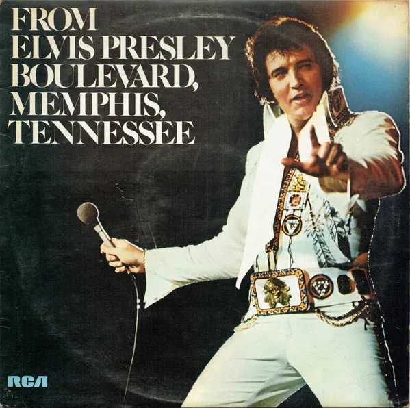Capa de Elvis Presley — From Elvis Presley Boulevard, Memphis, Tennessee