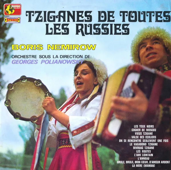 Capa de Boris Nemirow — Tziganes De Toutes Les Russies