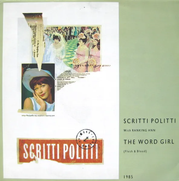 Capa de Scritti Politti With Ranking Ann — The Word Girl (Flesh & Blood)