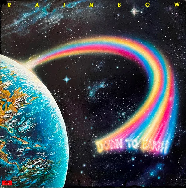 Capa de Rainbow — Down To Earth