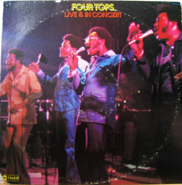 Capa de Four Tops — Live & In Concert