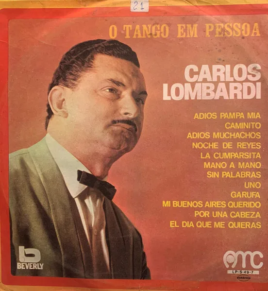 Capa de Carlos Lombardi — O Tango Em Pessoa