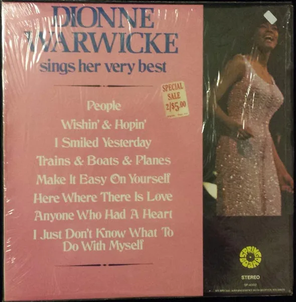 Capa de Dionne Warwicke* — Sings Her Very Best