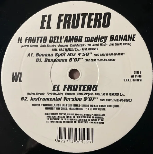 Capa de El Frutero — Il Frutto Dell'Amor Medley Banane
