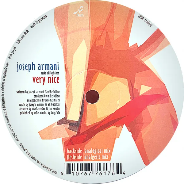 Capa de Joseph Armani Assks Ali Bubaker — Very Nice