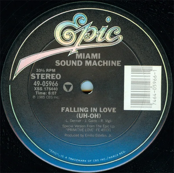 Capa de Miami Sound Machine — Falling In Love (Uh-Oh)