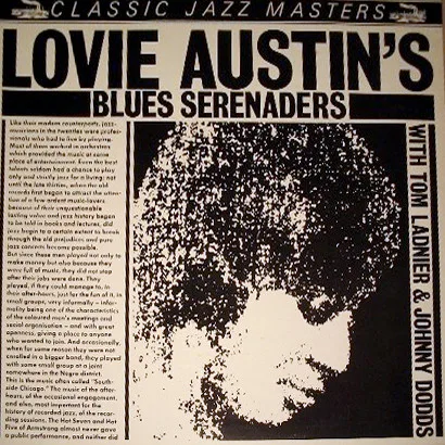 Capa de Lovie Austin's Blues Serenaders With Tom Ladnier* & Johnny Dodds — Lovie Austin's Blues Serenaders