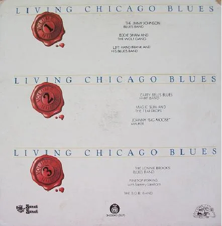 Capa de Various — Living Chicago Blues