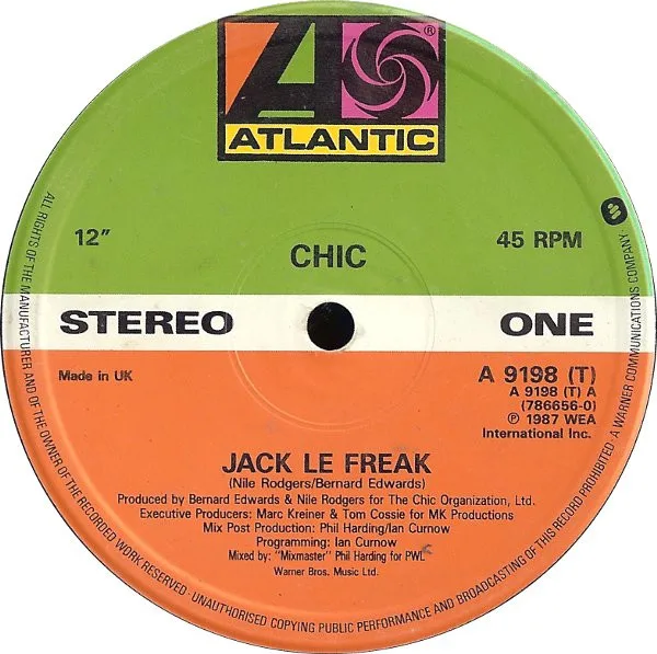 Capa de Chic — Jack Le Freak