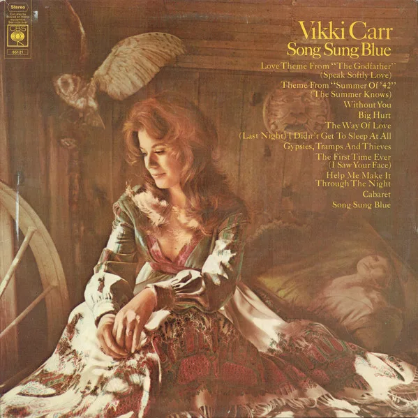 Capa de Vikki Carr — Song Sung Blue
