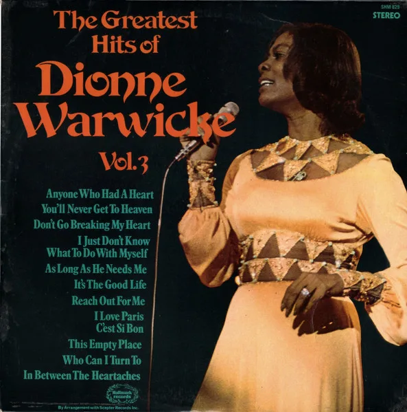 Capa de Dionne Warwicke* — The Greatest Hits Of Dionne Warwicke Vol. 3
