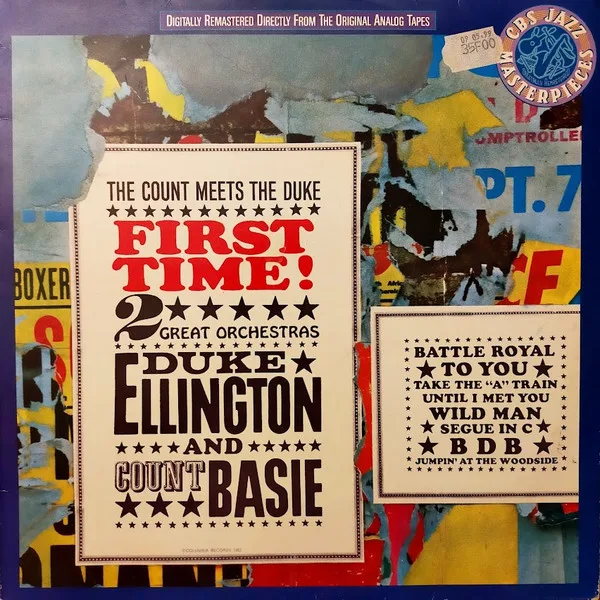 Capa de Duke Ellington Orchestra* / Count Basie Orchestra — First Time! The Count Meets The Duke