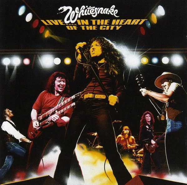 Capa de Whitesnake — Live... In The Heart Of The City