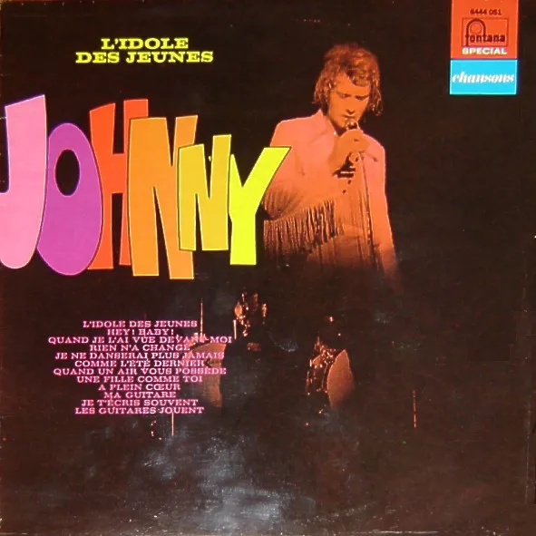Capa de Johnny Hallyday — L'idole Des Jeunes