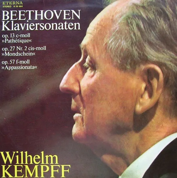 Capa de Wilhelm Kempff — Ludwig van Beethoven