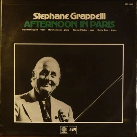 Capa de Stephane Grappelli* — Afternoon In Paris