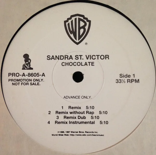 Capa de Sandra St. Victor — Chocolate